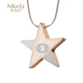 梦克拉Mkela 钨金吊坠 星座 项坠 巨蟹座
