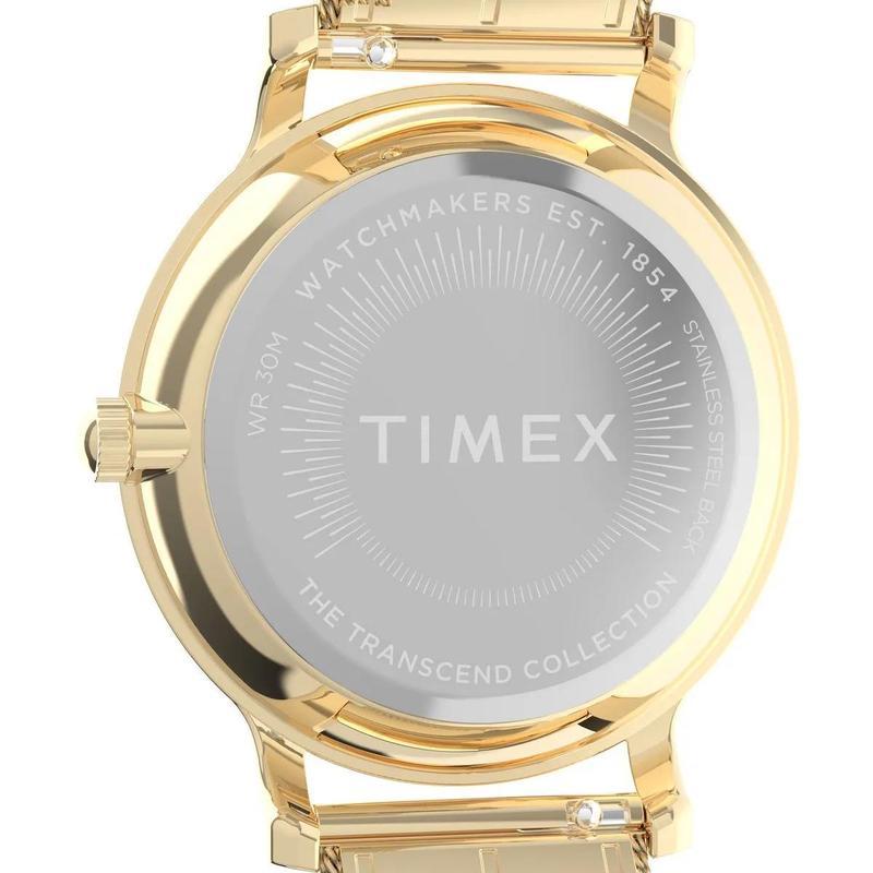 Timex /天美时石英指针款金色商务防水手表多功能都市休闲腕表