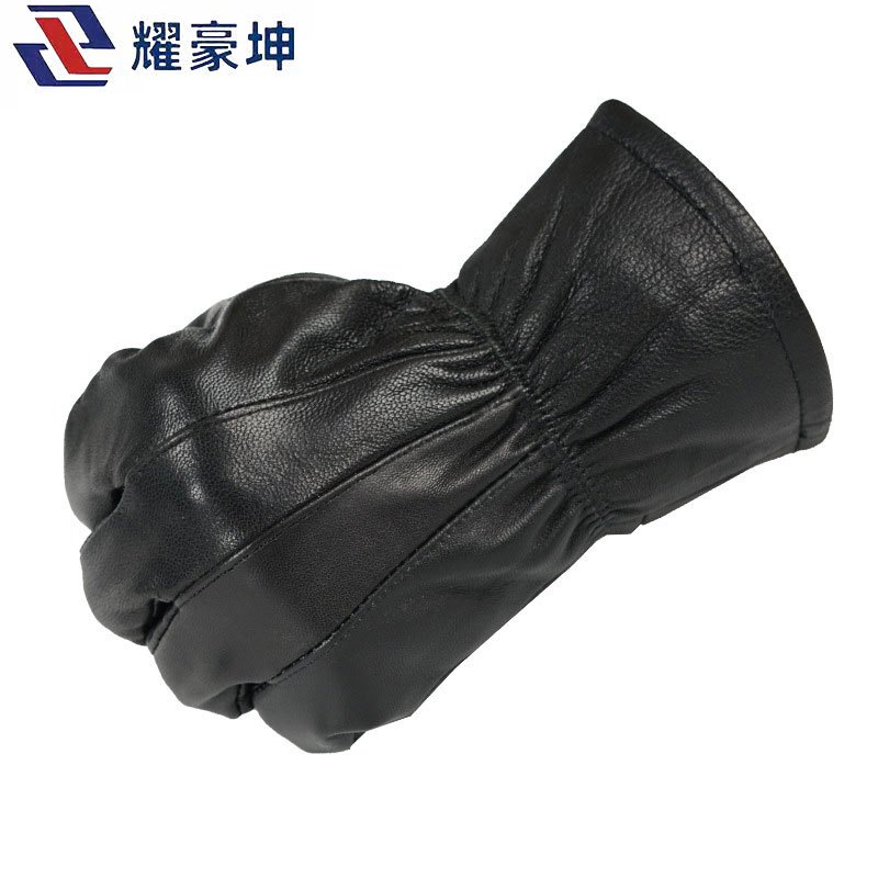 耀豪坤 防寒羊皮手套拼皮D33T/副高清大图