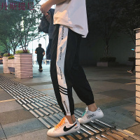 ins超火的裤子男士韩版潮流宽松运动哈伦嘻哈休闲裤束脚百搭
