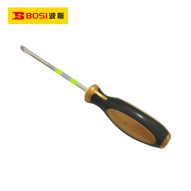 波斯(BOSI) 荧光系列螺丝批金钻系列一字 φ6×125mm 支高清大图