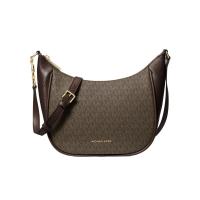 迈克·科尔斯(MICHAEL KORS)女士单肩包中号老花邮差包人造革牛剖
