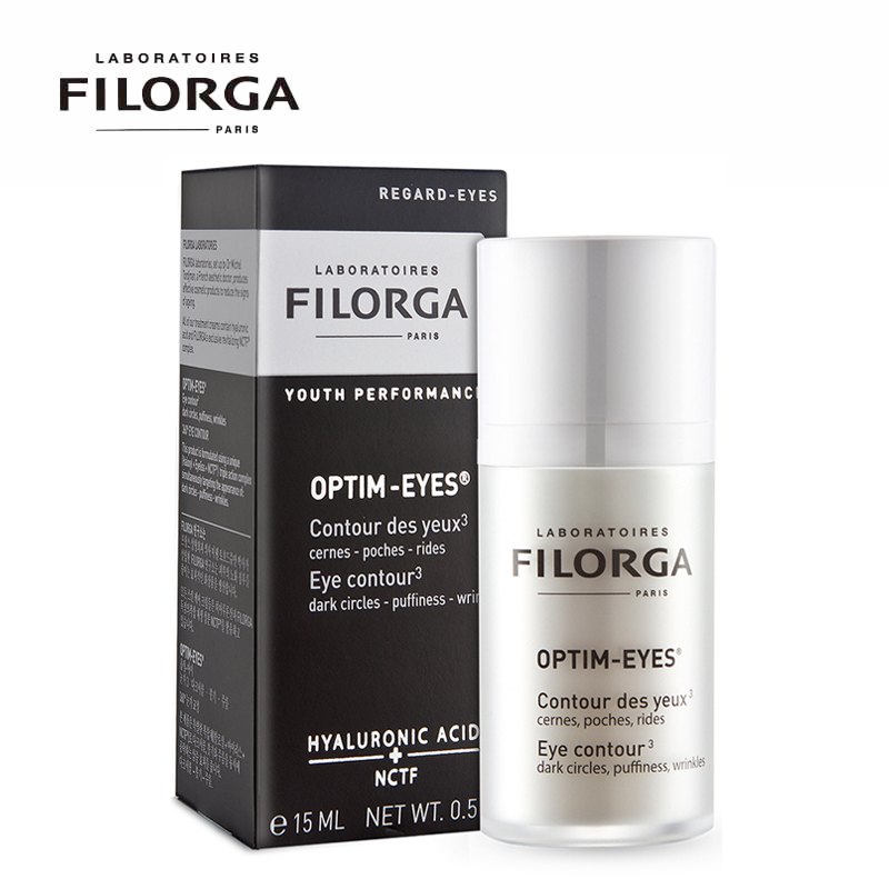 菲洛嘉(FILORGA)柔滑亮泽面膜50ml＋菲洛嘉(FILORGA)焕采靓丽眼霜15ml（滋润肌肤 法国原装进口）高清大图