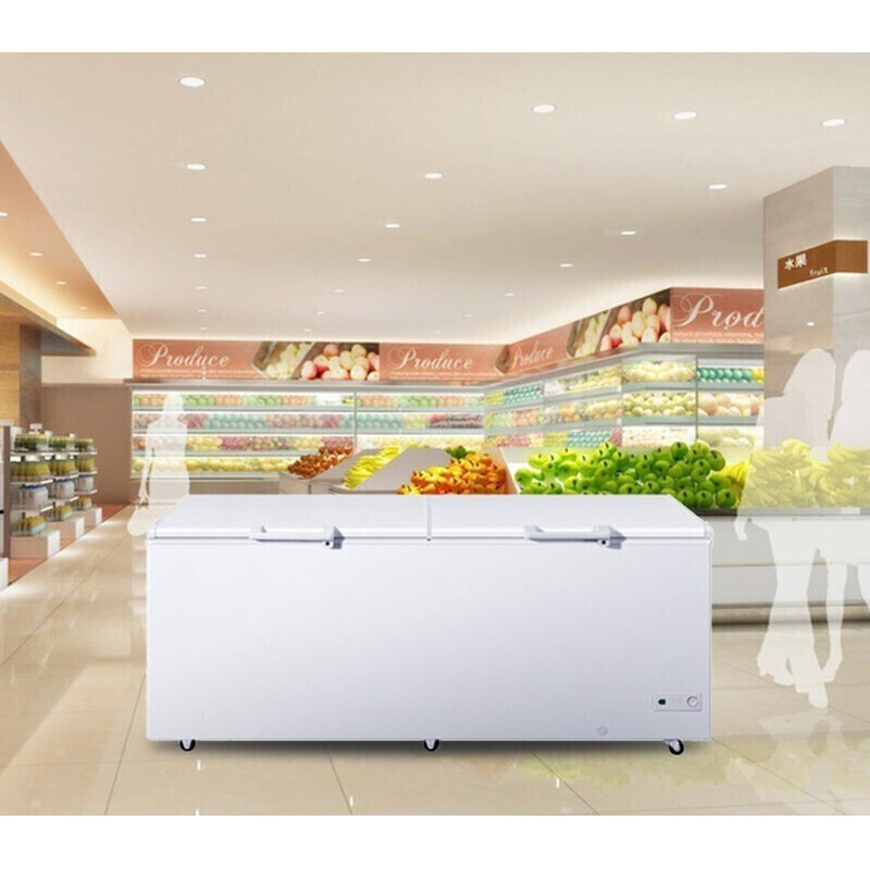 bc/bd-830hcz 冰柜830升大容量卧式冷柜 商用保鲜冷藏冷冻转换展示柜