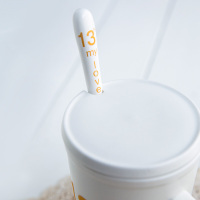 瓷魂 创意陶瓷杯子情侣水杯咖啡杯带盖带勺马克杯牛奶杯 1314白色