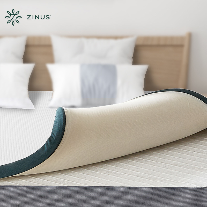 ZINUS际诺思床垫经济型 家庭用天然乳胶冰丝乳胶薄垫阿拉斯加M15CM床垫