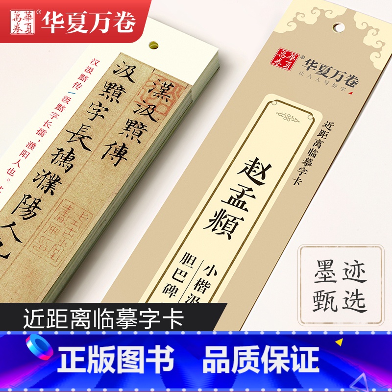 6.小楷·赵孟頫-汲黯传.胆巴碑(节选)(68页) 【正版】毛笔书法近距离临摹字卡楷书灵飞王羲之行书兰亭序临帖赵孟俯小楷