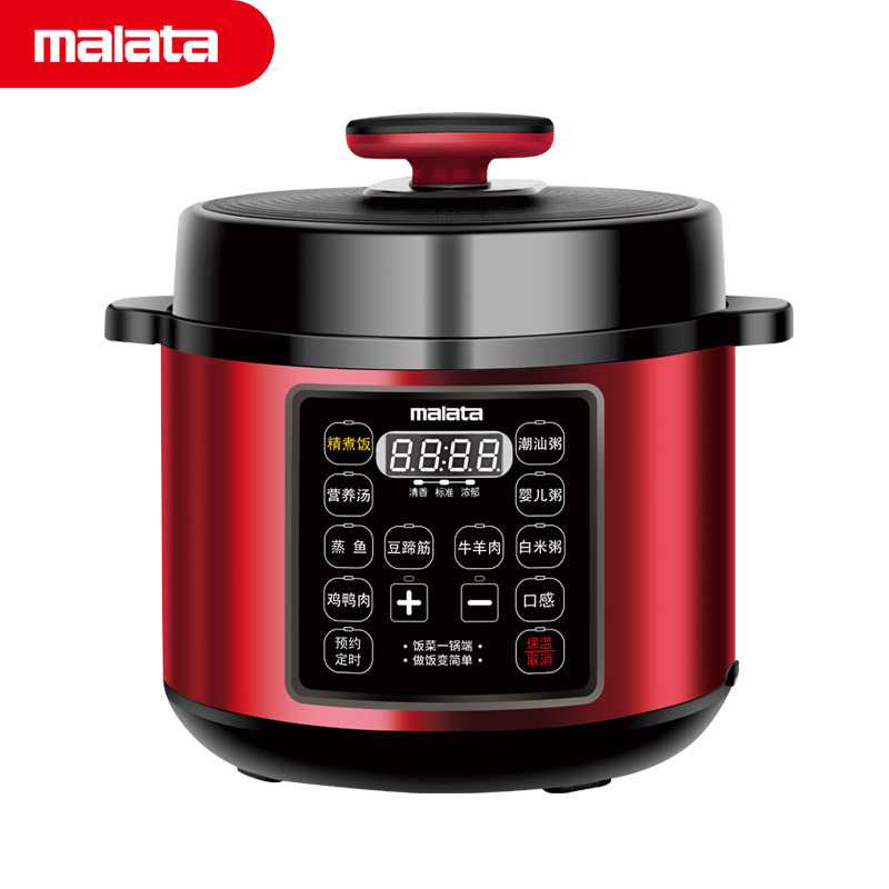 万利达malata-多功能电高压力锅5升大容量10大功能菜单蒸煮焖炖可预约定时 电压力锅DX-24D50A11-08!高清大图