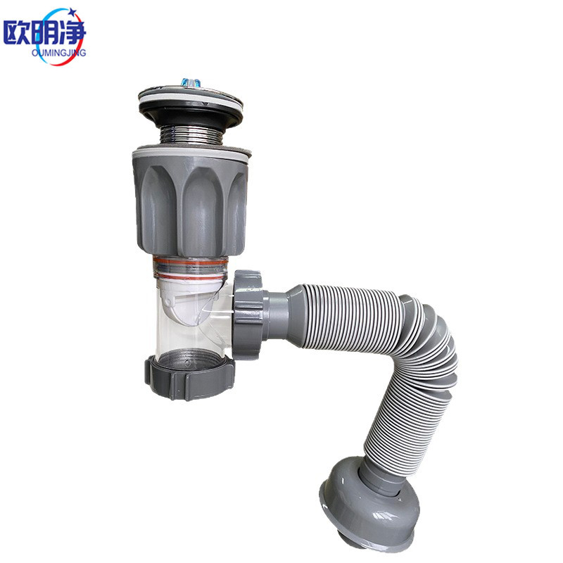 翻版面盆下水套装 墙排/竖排 套