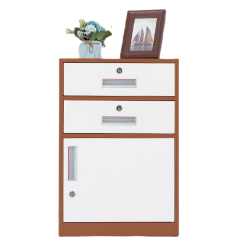 智叶舟铁皮柜二抽44*39*65cm台高清大图