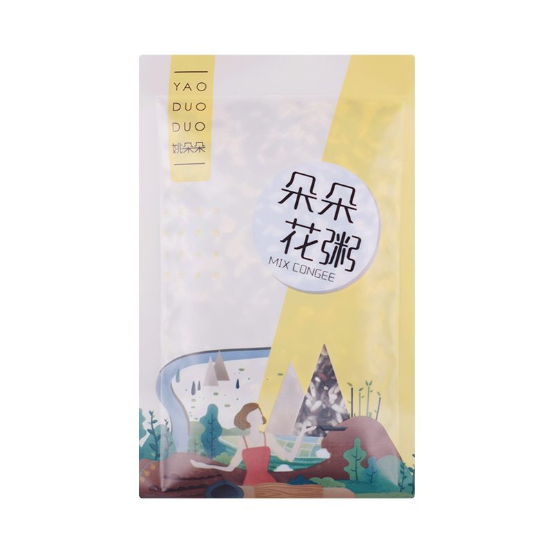 姚朵朵紫糯薏米粥料100g混合五谷杂粮粥原料组合营养粥原料