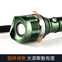 公狼(Hewolf)公狼手电筒强光户外充电变焦远射铝合金LED家用迷你小防身