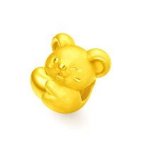 佐喜佑福 生肖鼠心有所鼠足金黄金吊坠 金重约1.30g ZXSXSYFA102d