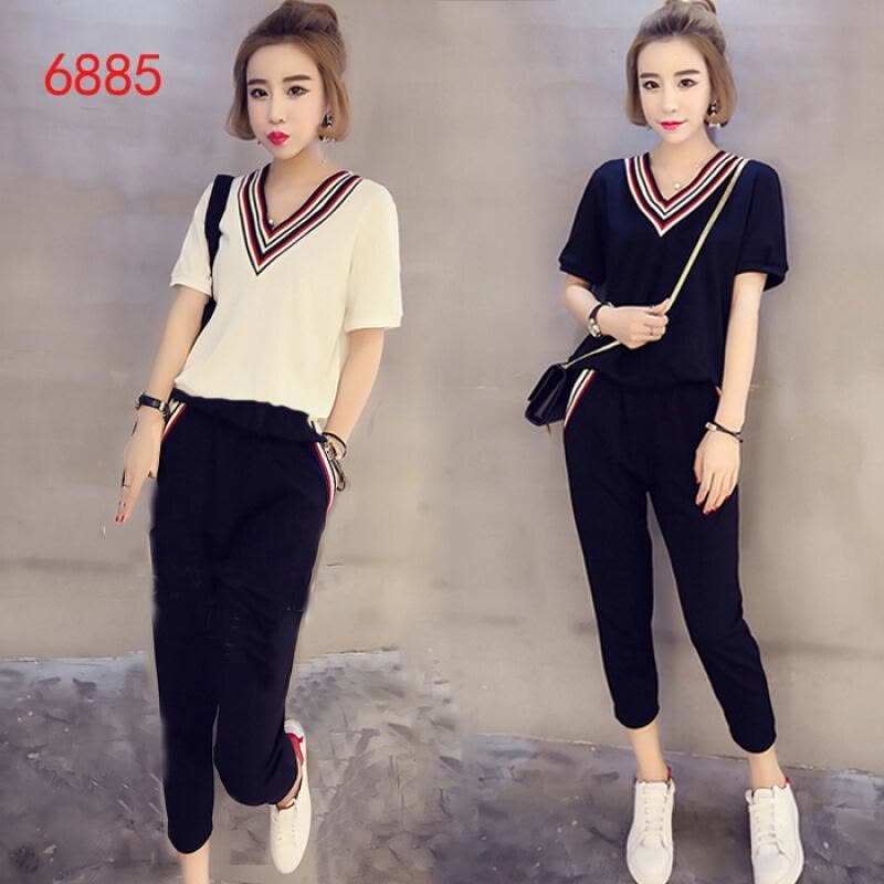 迪鲁奥(DILUAO)LYL 哺乳套装外出时尚夏季哺乳装休闲运动服套装短袖裤产后外出两件套浦乳衣F27-45图片