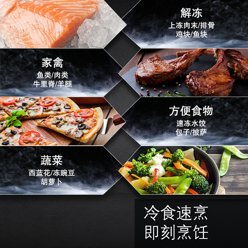 西门子(SIEMENS)德国进口 嵌入式烤箱 71升大容量 氧化自清洁 家用HB653GCS1W热风循环 黑色高清大图
