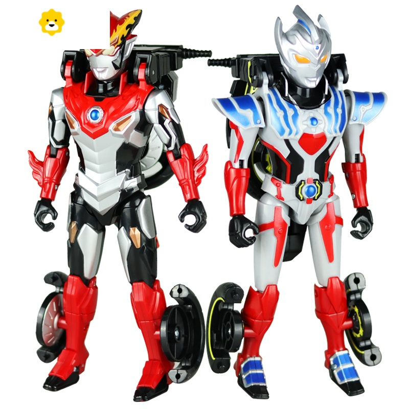 真智力奥特机车变形机器人泰迦罗索男孩儿童玩具套装奥特曼机甲泰迦