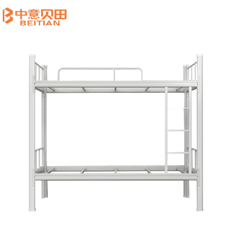 中意贝田 BT-X003 2000*1200*1800 钢制双层床宿舍上下铺员工高低铁床公寓铁架子床学生双人床 HJ高清大图