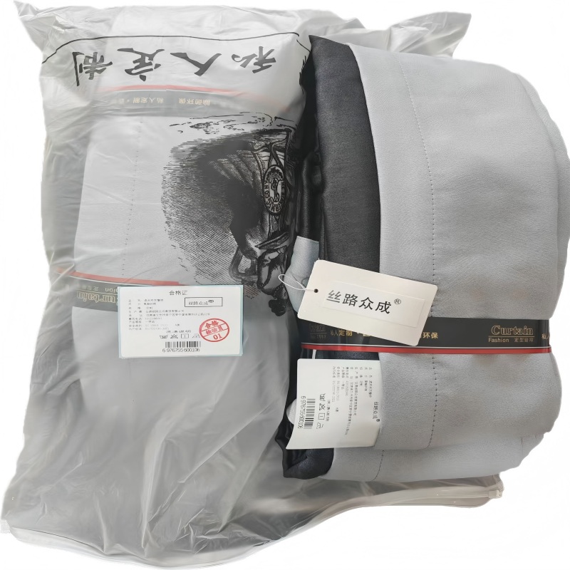 丝路众成 遮光布艺窗帘 定制 米高清大图
