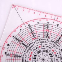 宏图好运 三合立极尺二十四山罗盘水法布局三合四局罗盘立极尺工艺礼品