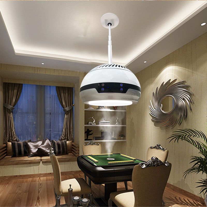 器棋牌室吸烟灯家用排烟机麻将馆专用抽烟机|金色双层灯智能高配版