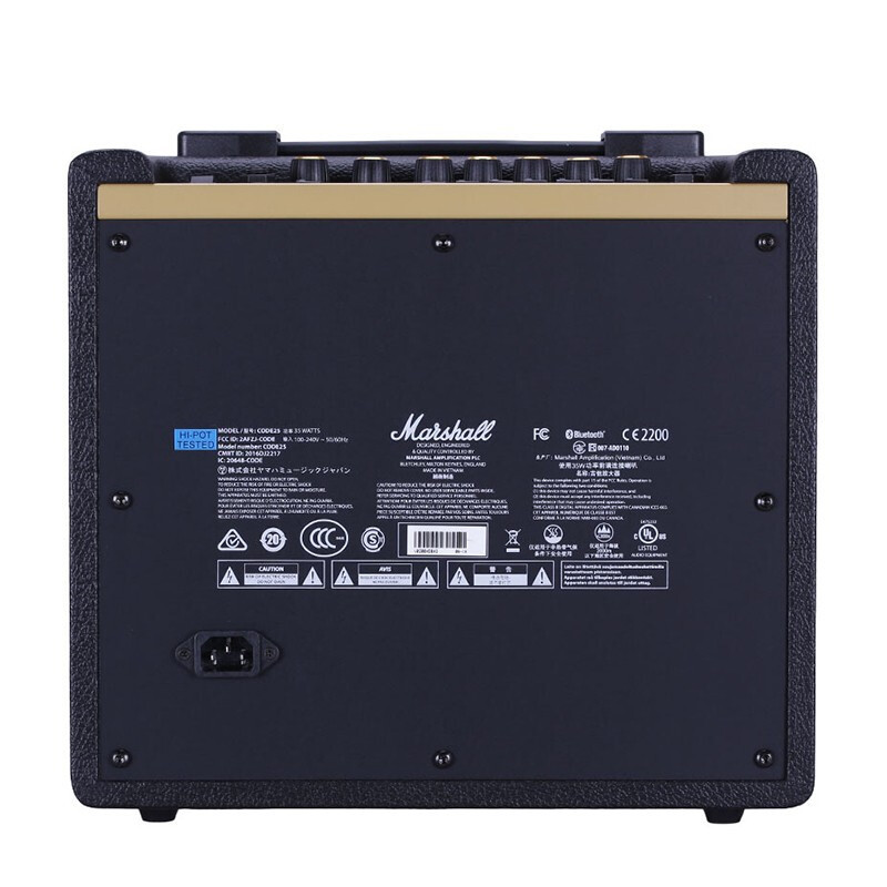 马歇尔(Marshall)吉他音箱 CODE25电吉他音箱 数字蓝牙效果器马勺电吉它音响 带混响 25W