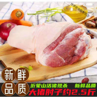 土猪肘子散养生猪肉猪蹄膀新鲜前肘子猪瘦肉新鲜猪肘肉批发 土猪肘子2只(约5斤重)送料包