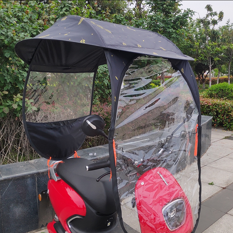 电动车闪电客雨棚蓬加厚车棚雨伞摩托车遮阳伞新款电车防晒防雨四季