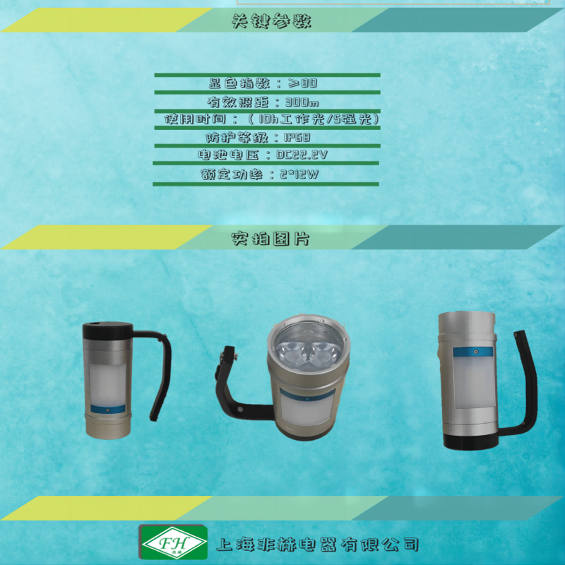 非赫电 手持防爆探照灯 BM3500B高清大图