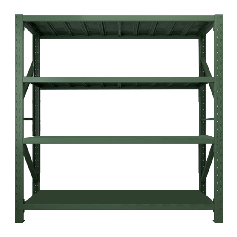 洛苏通盛消防铁锹镐农具摆放架安保装备器材存放架军绿色拆装盾牌货架2米长存放架2000*600*2000常规款高清大图