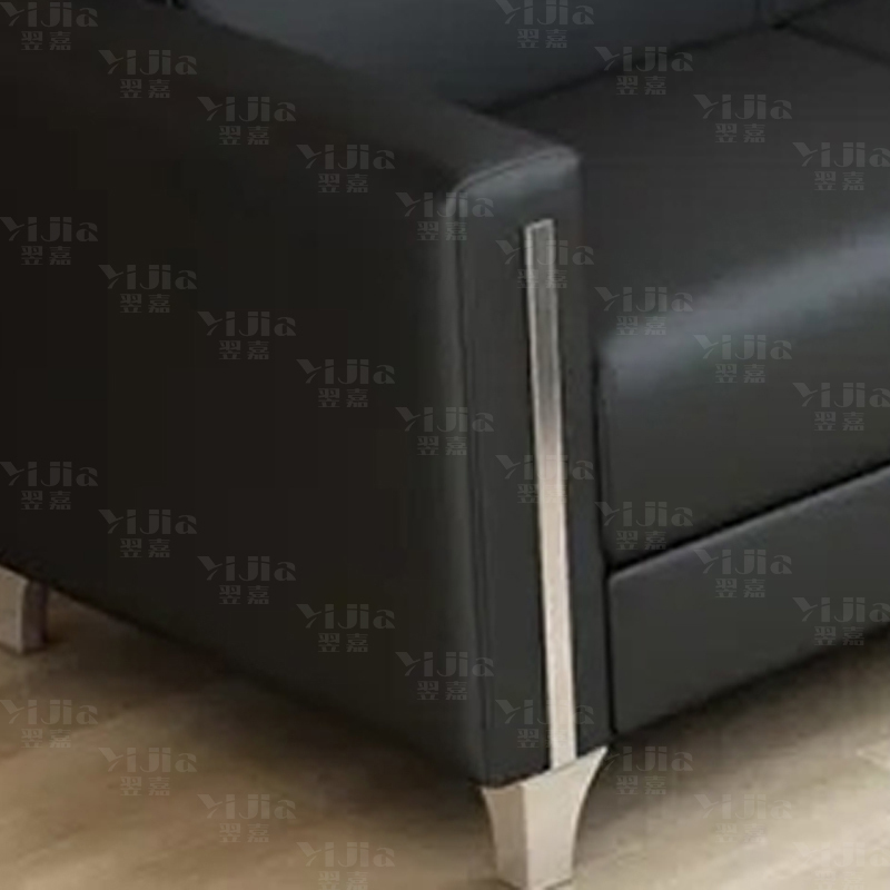 翌嘉 简约办公沙发会客接待洽谈沙发 1+1+3+长茶几