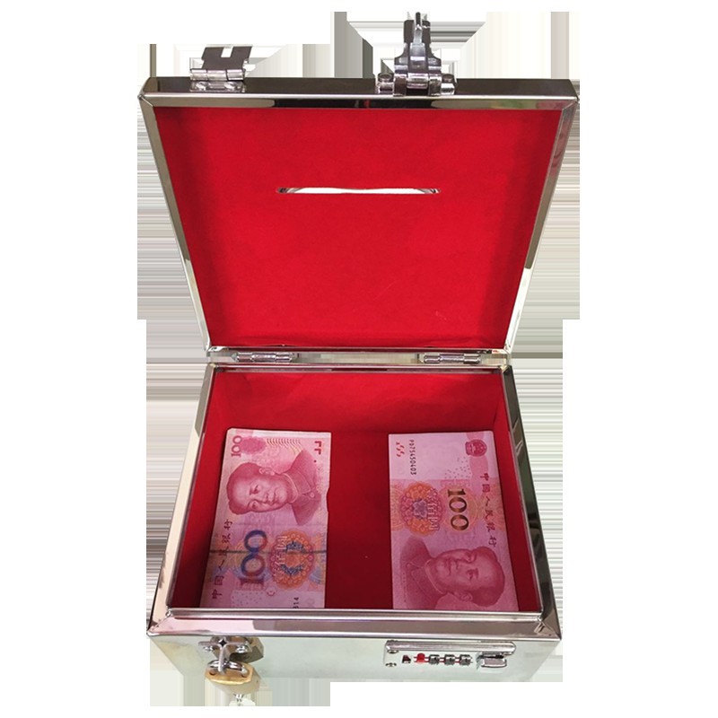 带锁的小箱子密码多功能收纳盒防潮箱小型桌面箱加厚收纳家用 三维工匠收纳箱高清大图