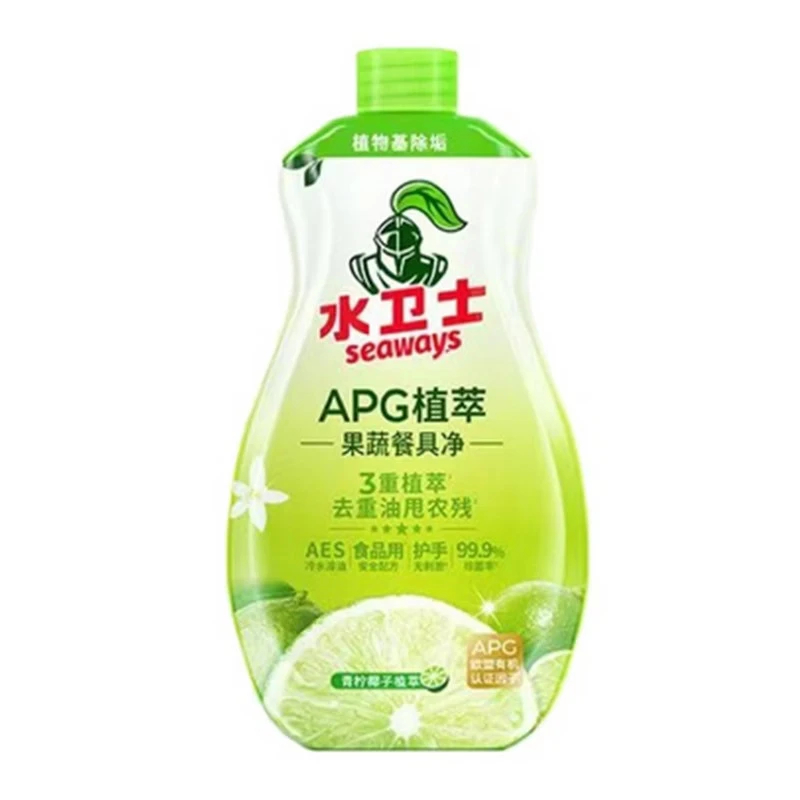 水卫士 APG植萃果蔬餐具净平头盖 820g/瓶*1 去油污洗涤灵洗涤剂高清大图
