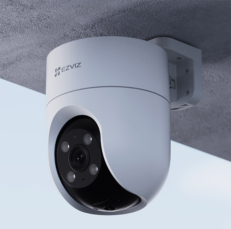 萤石H8c室外智能云台摄像机 Wi-Fi 3K对讲版(500万超清)360度全景 手机远程高清大图