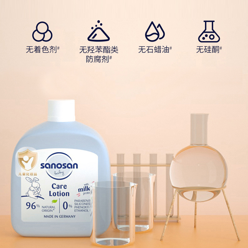 哈罗闪sanosan婴幼儿倍润护肤乳婴儿柔护润肤乳50ML*2瓶高清大图