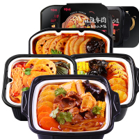 百草味 速食火锅 火锅组合1460g（宅家必备装） 火锅组合麻辣自热懒人方便速食