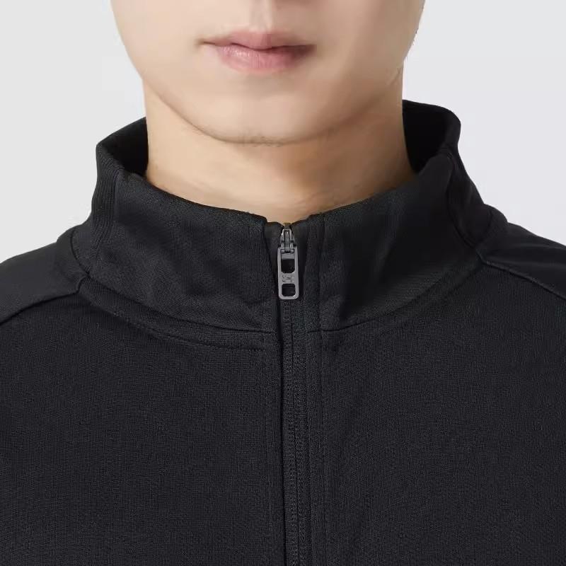 安德玛UA男装新款针织立领休闲运动服夹克外套23600304-001 ZP高清大图