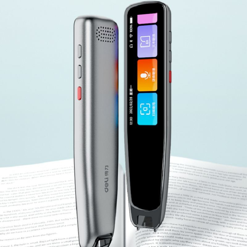 得力deli词典笔点读笔扫描笔小初高便携式点读笔英汉电子词典翻译笔r3