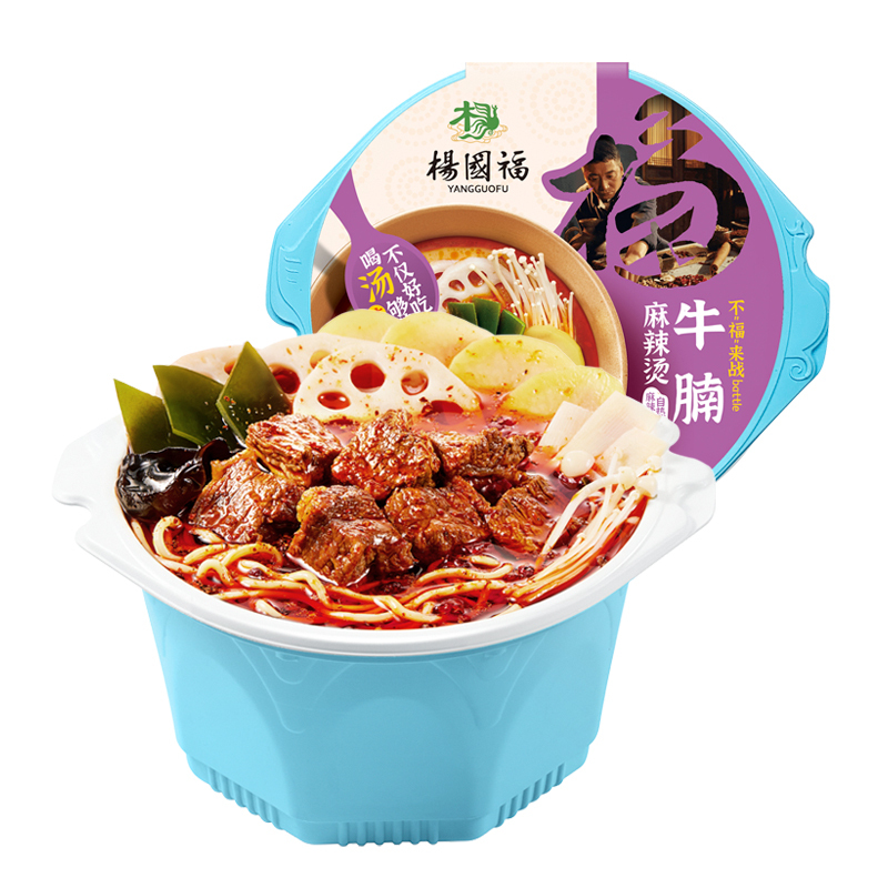 杨国福麻辣烫牛腩麻辣烫自热火锅速食425g 方便速食麻辣味