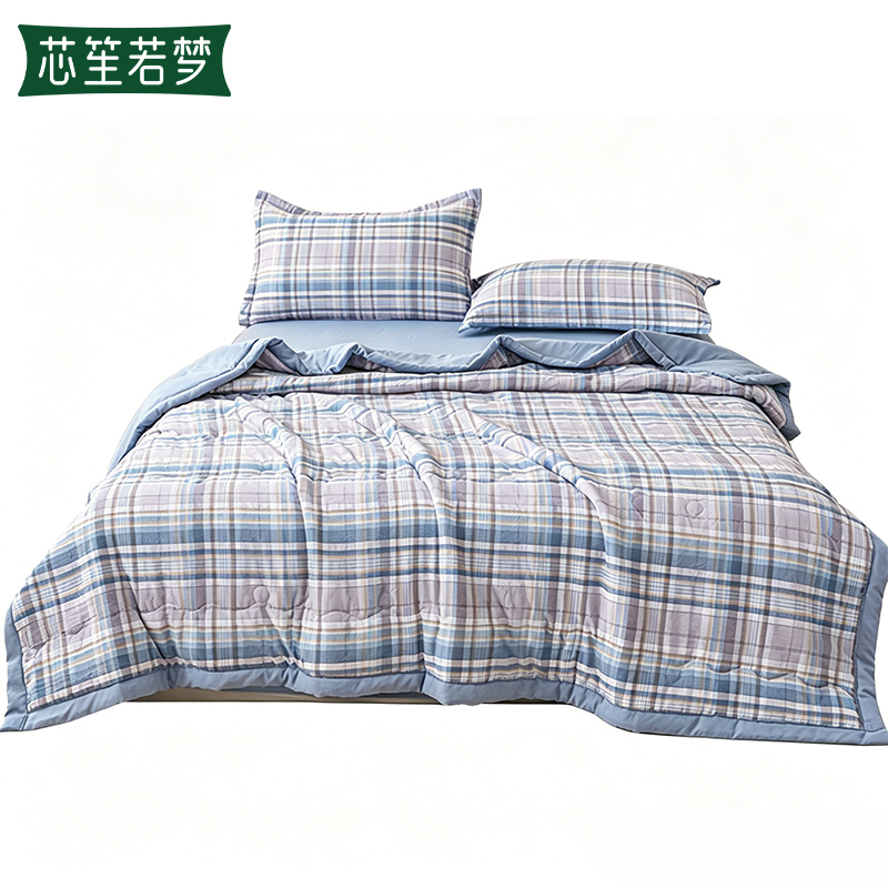 芯笙若梦 夏凉被 150*200cm 床高清大图