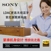 索尼(SONY)SRS-X88 无线便携式扬声器 黑色 支持WIFI 蓝牙 电脑 卧室 客厅 会议音箱 正品