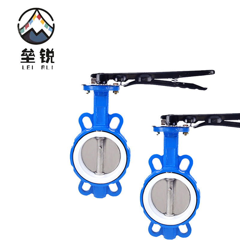 垒锐手动蝶阀 DN100 个高清大图