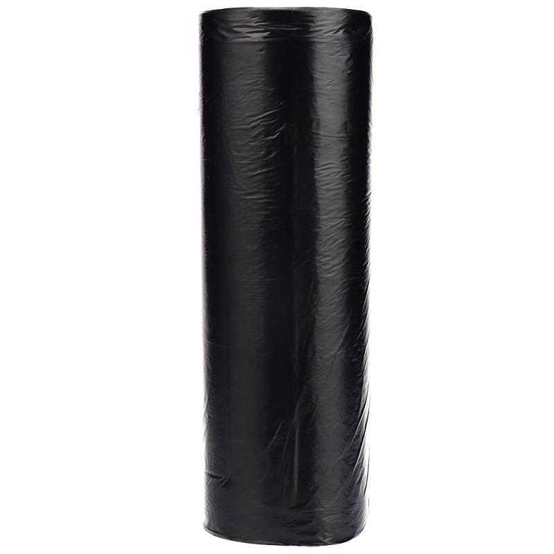 得力(deli)5卷(150只)办公生活垃圾袋50*60cm 垃圾分类 办公用品 黑色33071