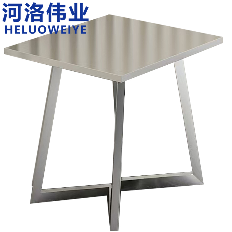 河洛伟业不锈钢餐桌高清大图
