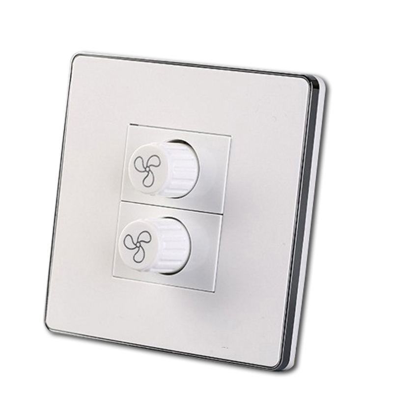 风扇吊扇两位调速器200w无极调速开关闪电客220v电机调节开关二位