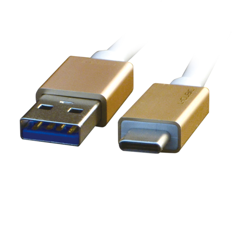 酷比客(L-CUBIC) LCCPUSB3CMAMWH-1M USB转接线USB3.0AM-Type C白1M