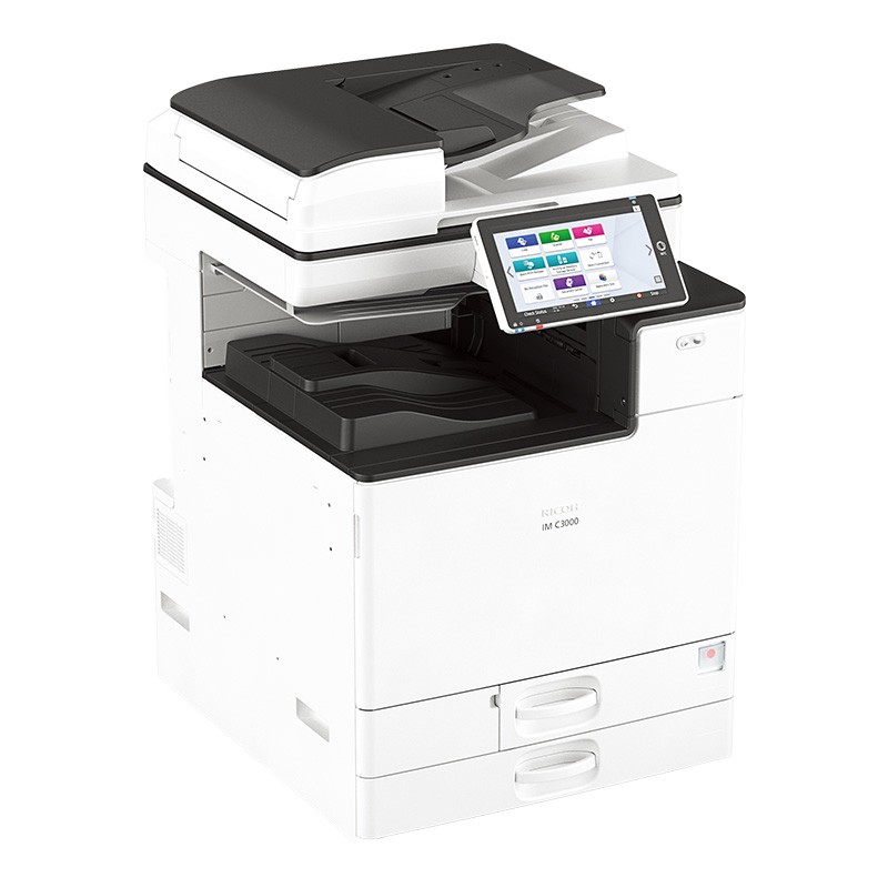 理光(Ricoh)智慧办公 IM C3000 A3/A4彩色激光打印复印扫描一体机复合机 双纸盒+自动输稿器高清大图