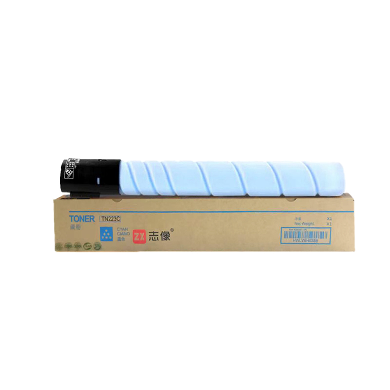 志像 TN223C 20000页 带芯片 适用柯尼卡美能达c226等 鼓粉分离 墨粉盒 (计价单位:只) 蓝色高清大图