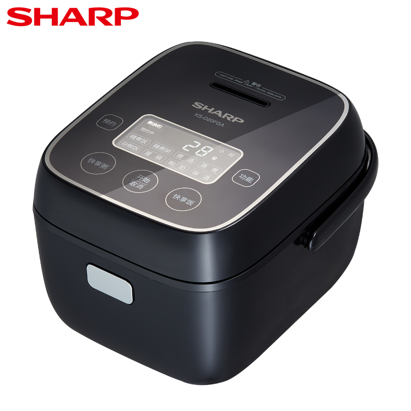 夏普(SHARP)电饭煲KS-D20FGA-B 玄雅黑