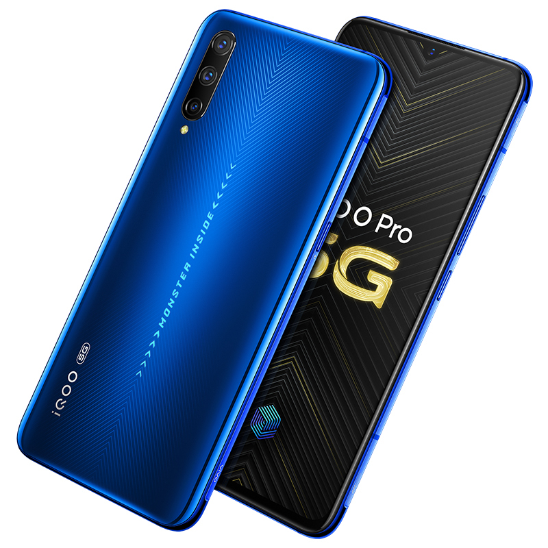 vivo iQOO Pro 12+128G 5G版 勒芒蓝 高通骁龙855Plus手机 4800万AI三摄 44W超快闪充 全网通5G手机