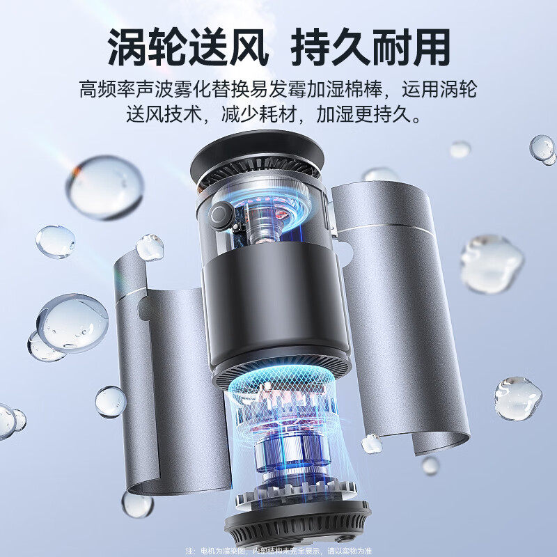 倍思 时光香薰加湿器 DHSG1DHSG-0G 深空灰高清大图